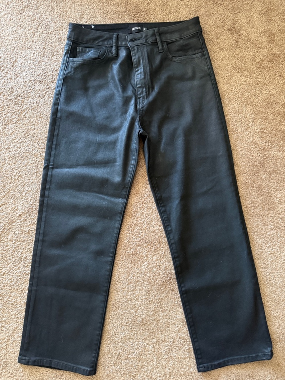 Hudson Jeans Men’s Straight Black Jeans